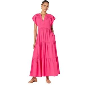 Calvin Klein Tiered Maxi Dress NWT